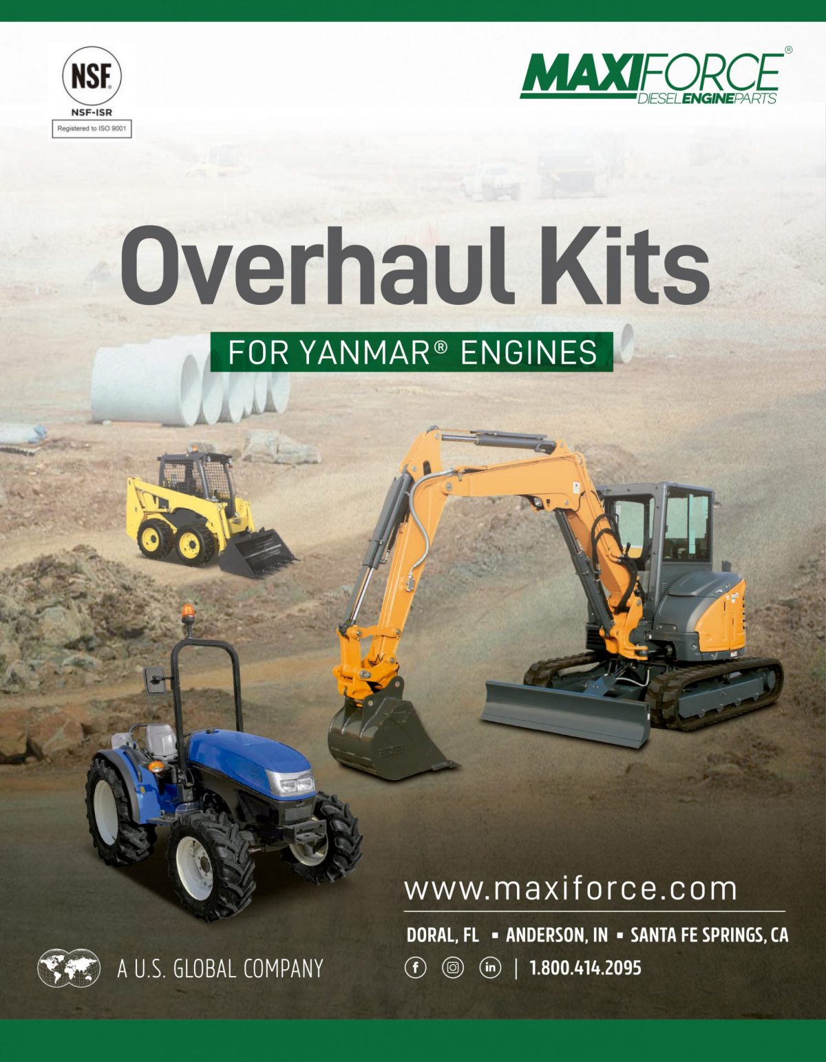 Yanmar Engine Overhaul: Selecting the Right Maxiforce Parts